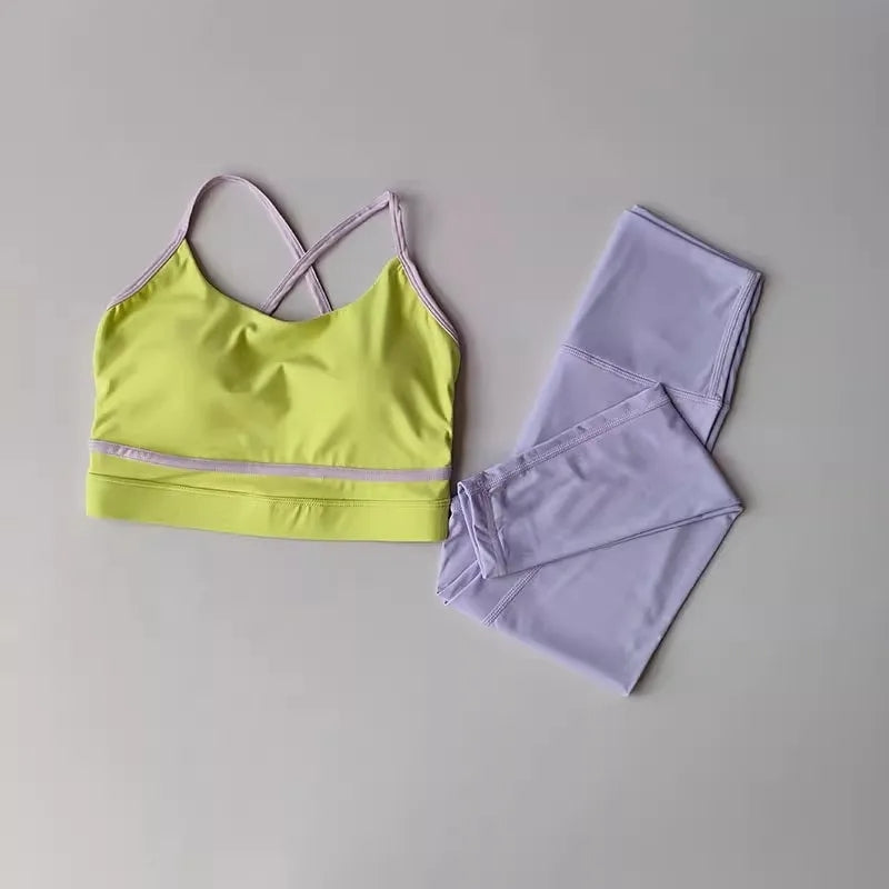 Women Yoga Set Workout Set Sportswear - Tophatter Daily Deals