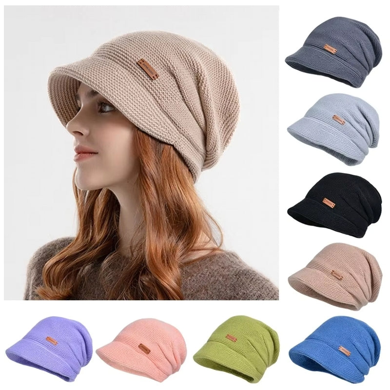 Winter Soft Plush Knitted Hat Cap - Tophatter Daily Deals