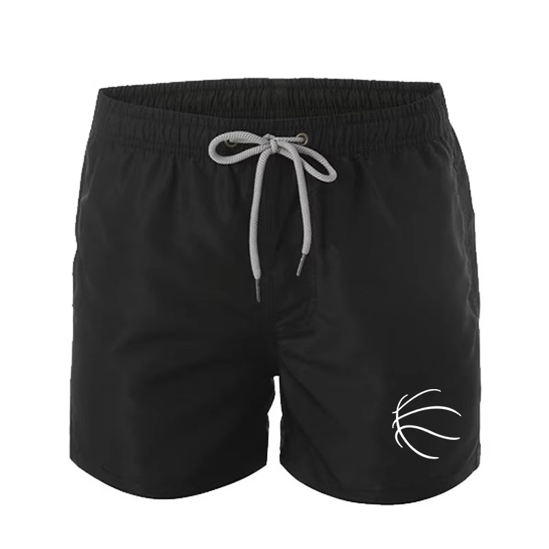 Men Swim Shorts Swim Trunks Quick Dry Board Shorts Black Pants - Tophatter Daily Deals