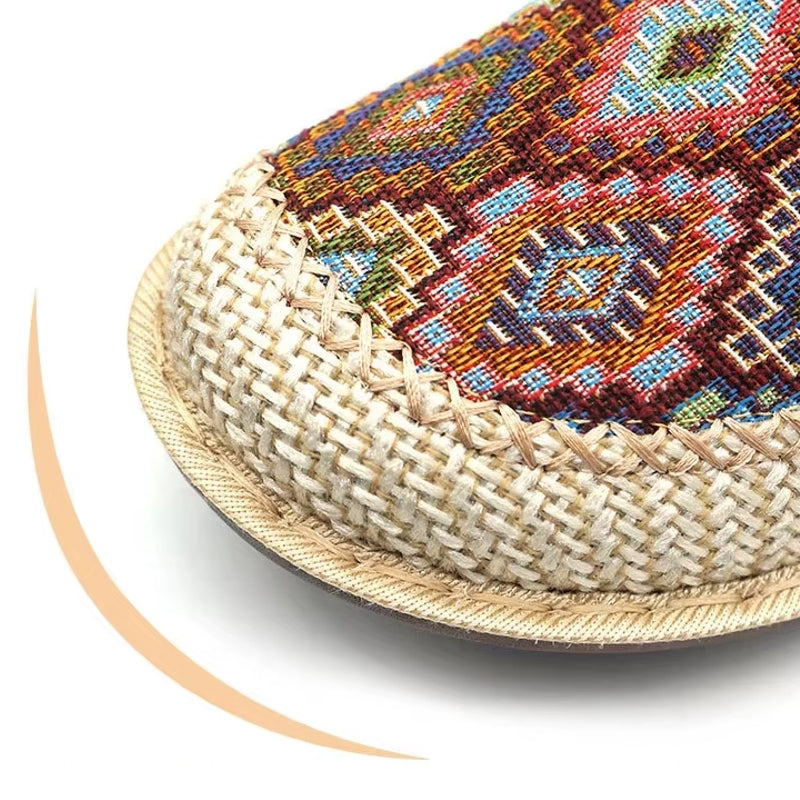 Ethnic Style Casual Slippers Shoes for Women Slippers - Tophatter Daily Deals