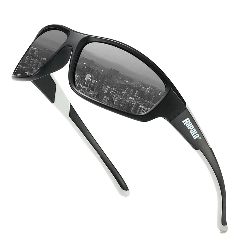 Male Sport Sun Glasses Hiking UV400 Eyewear Black Sunglasses - Tophatter Daily Deals