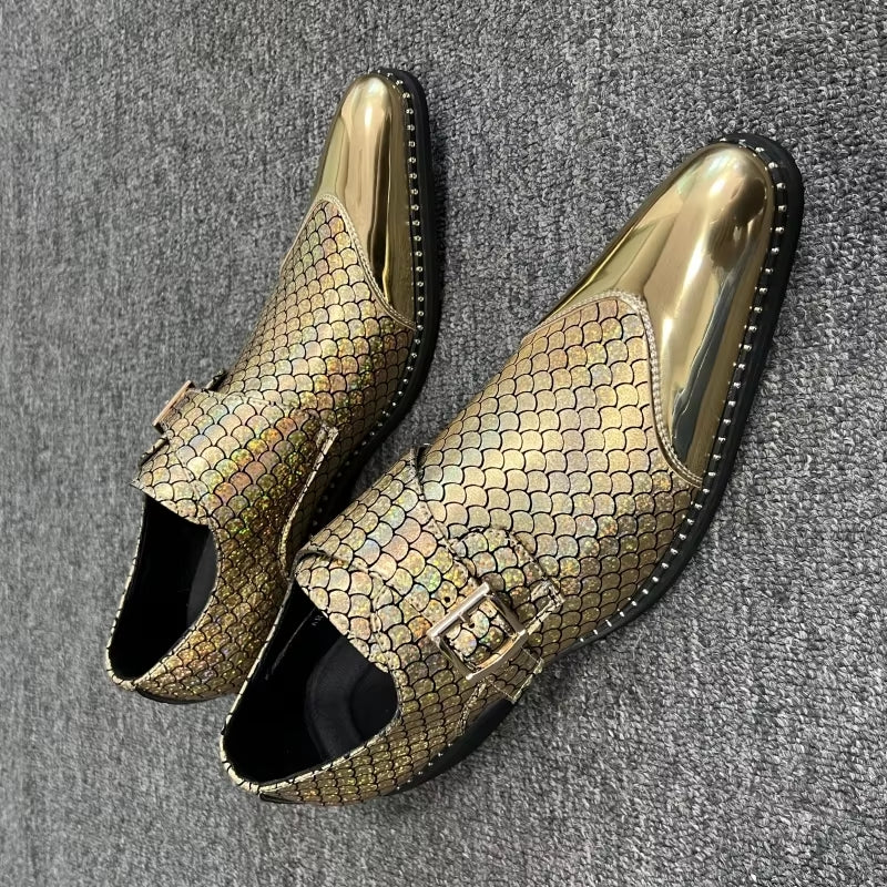 Golden Shoes For Men Men Dresses Shoes - Tophatter Daily Deals