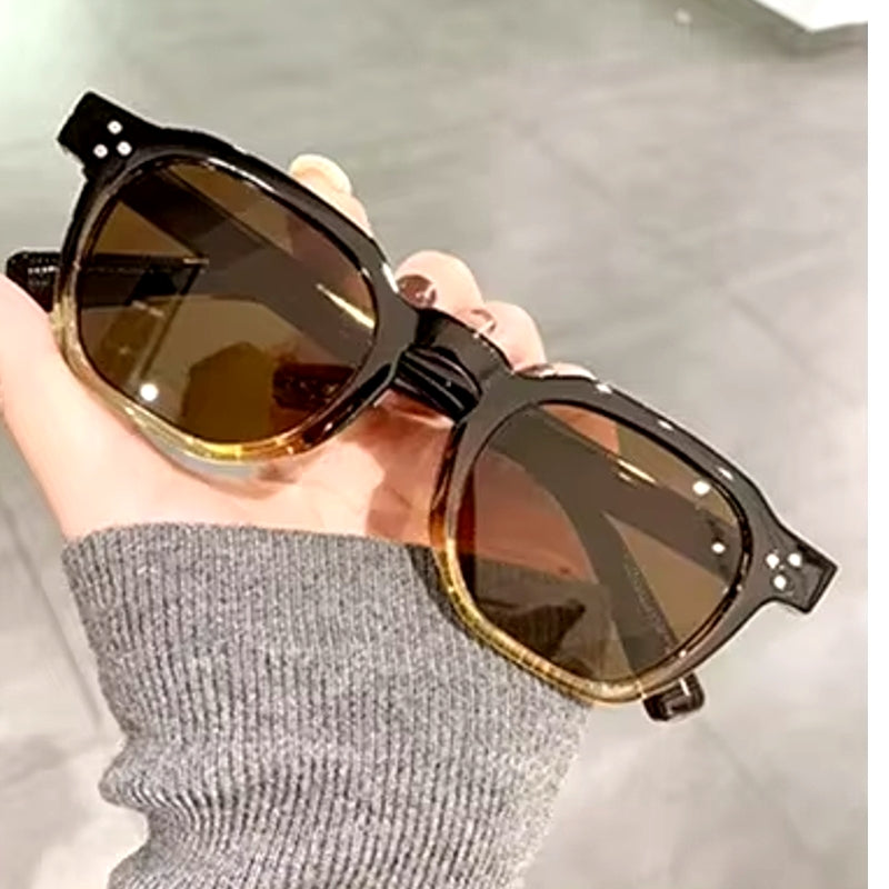 Fashion Vintage Rivet Oval Sunglasses Sunglasses - Tophatter Daily Deals