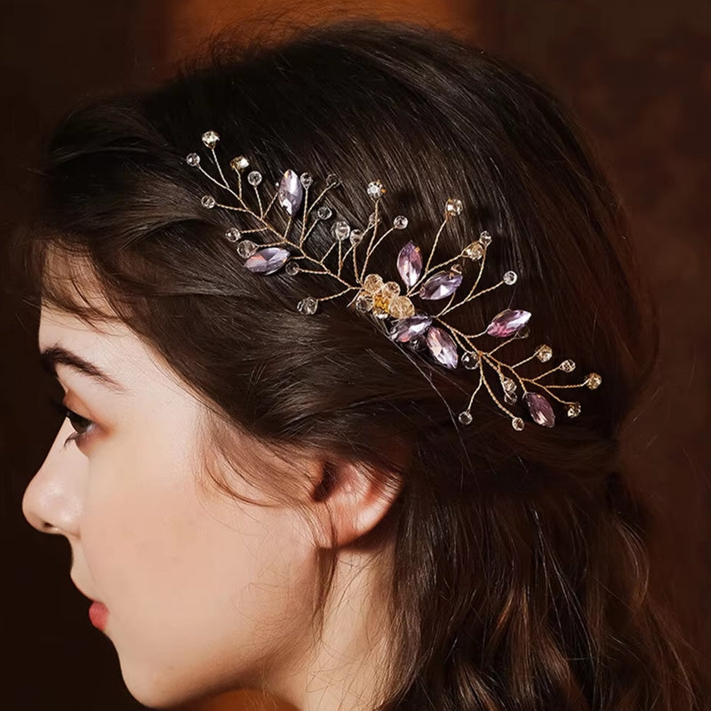 Retro Handmade Beaded Five-tooth Hair Comb Accessories Hair Care - Tophatter Daily Deals