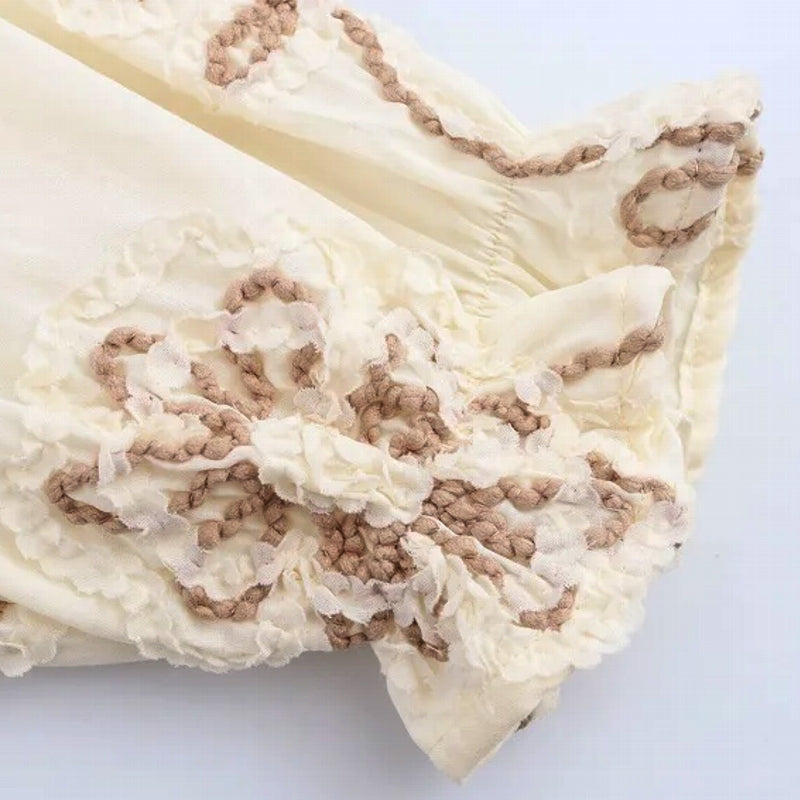 Women Tassel Casual Summer Embroider Blouses Blouses - Tophatter Daily Deals