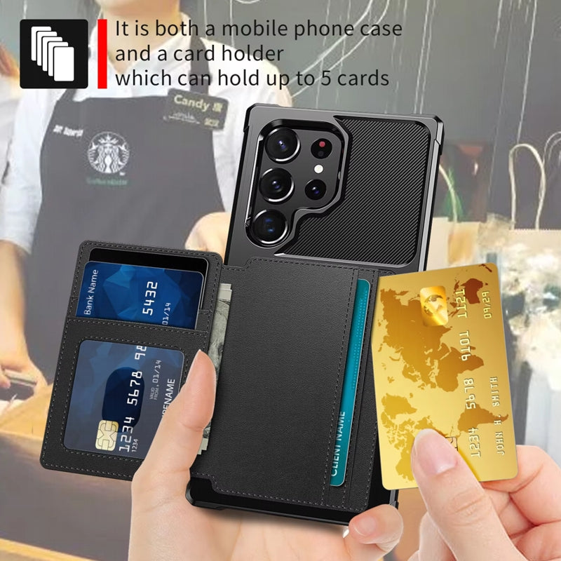 For Galaxy S25 S24 S23 Ultra S25 Plus Credit Card Case Cover Samsung Cases - Tophatter Daily Deals