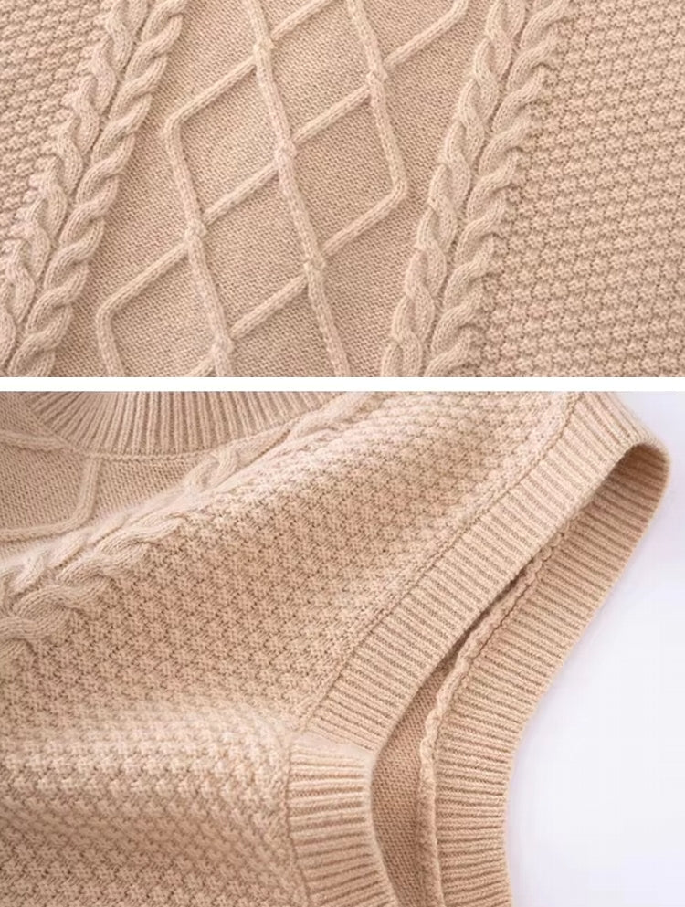 Women 100% Pure Wool Round Neck Vest Blouses - Tophatter Daily Deals