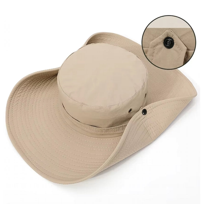 Men Outdoor Fishing Hiking Beach Hats Cap - Tophatter Daily Deals