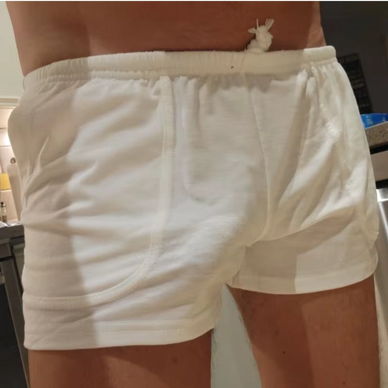 Men Light Bamboo Knitted Home Shorts Men Briefs - Tophatter Daily Deals