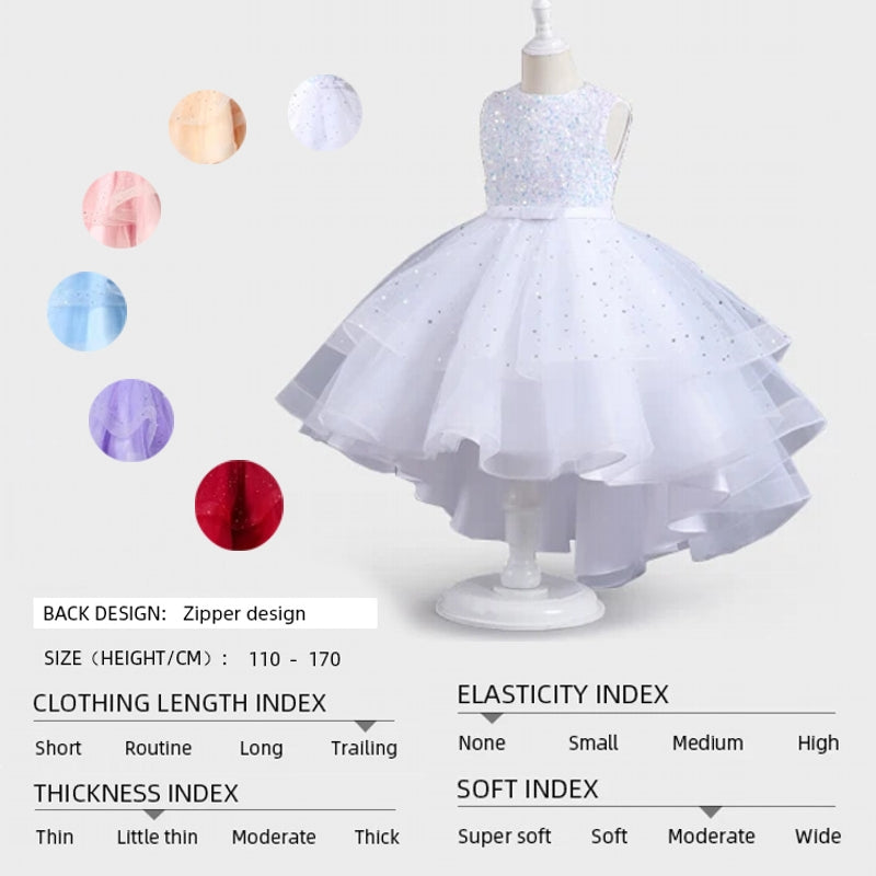 3-13 years Sequin Lace Tuxedo Dress for girls kids clothing - Tophatter Daily Deals