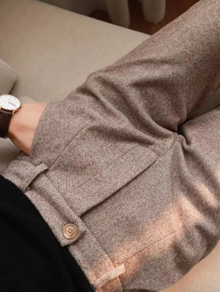 Women Harem Pencil Woolen Pants Jumpsuits & Pants - Tophatter Daily Deals