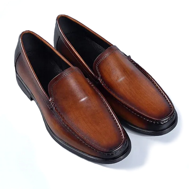 Summer Genuine Leather Oxford Dress Loafers Men Dresses Shoes - Tophatter Daily Deals