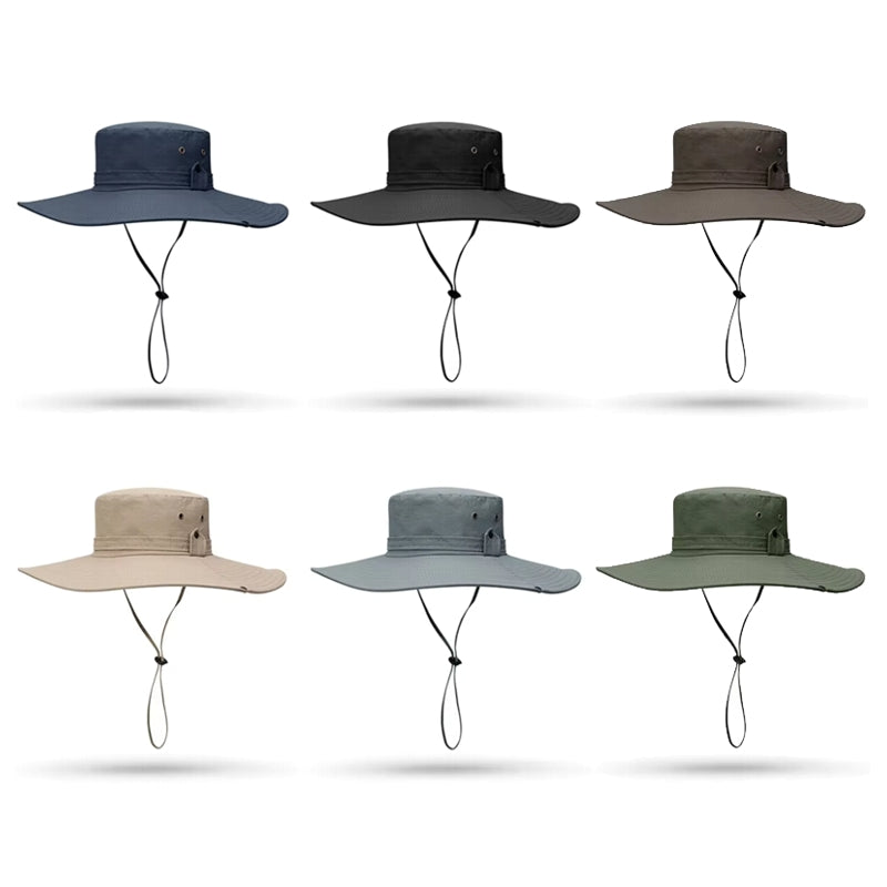 Men Outdoor Fishing Hiking Beach Hats Cap - Tophatter Daily Deals