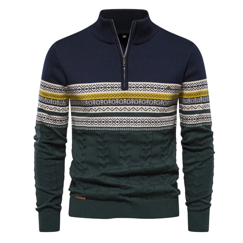 Ethnic Patterns Casual Men Sweater Black Men Blouse - Tophatter Daily Deals