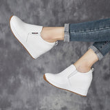 Genuine Leather Ankle Boot for Women 7cm Boots - Tophatter Daily Deals