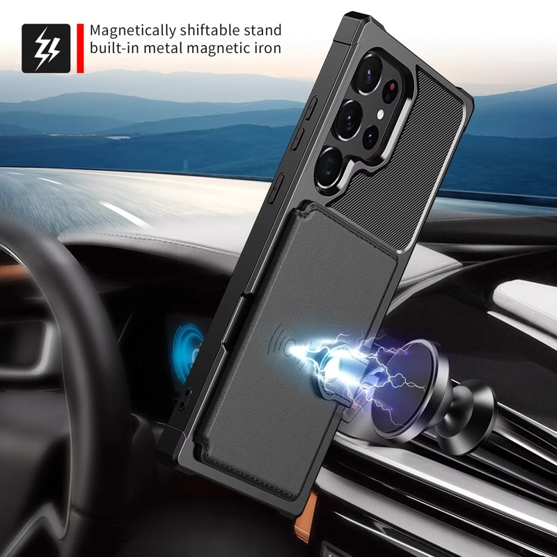 For Galaxy S25 S24 S23 Ultra S25 Plus Credit Card Case Cover Samsung Cases - Tophatter Daily Deals