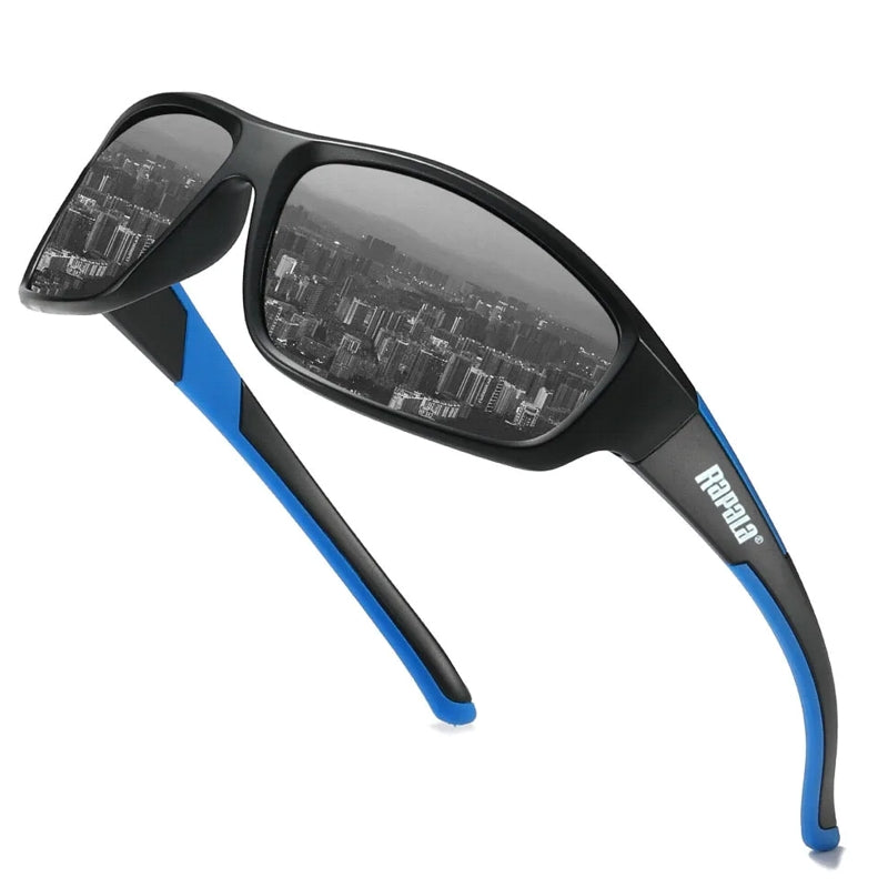 Male Sport Sun Glasses Hiking UV400 Eyewear Black 01 Sunglasses - Tophatter Daily Deals