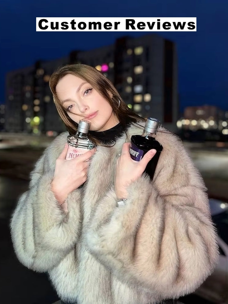 Gradient Cropped Faux Fur Coats Coats & Jackets - Tophatter Daily Deals