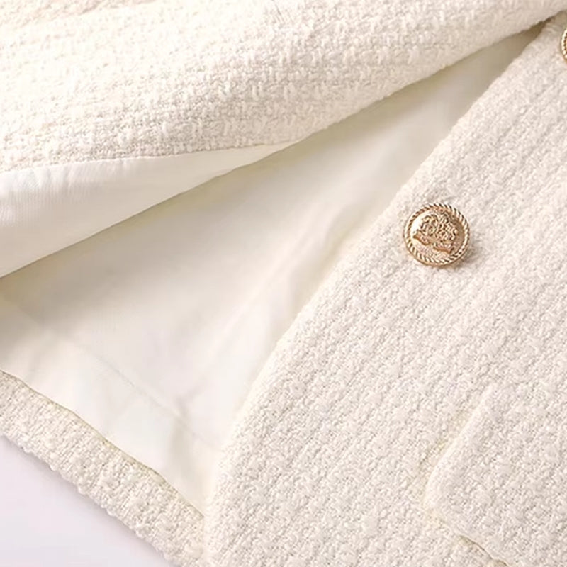 Elegant Buttons Long Sleeve Sweet Coat Work Wear Blazers - Tophatter Daily Deals