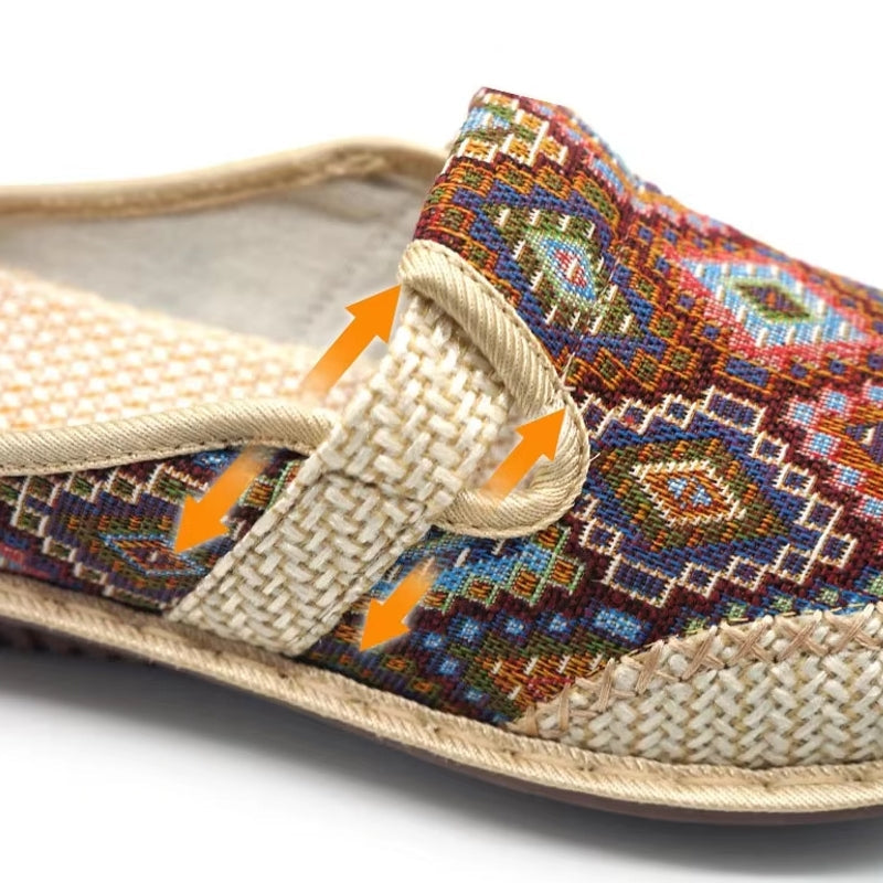 Ethnic Style Casual Slippers Shoes for Women Slippers - Tophatter Daily Deals