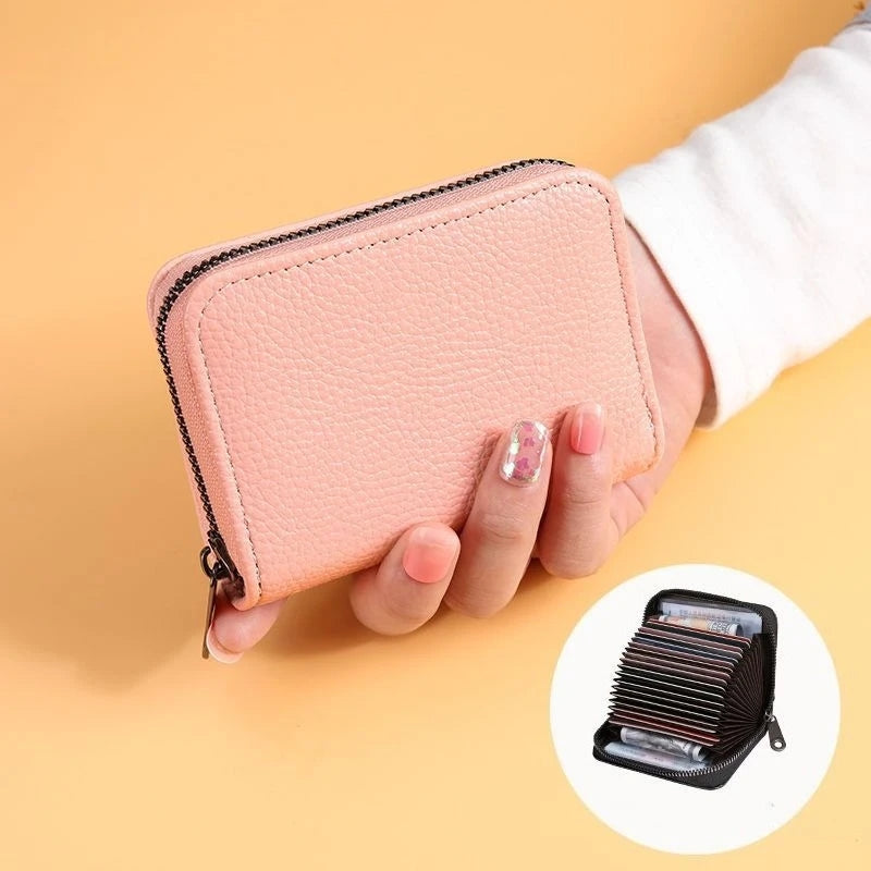 Accordion Style ID Driver License Card Holder Pink Wallets - Tophatter Daily Deals