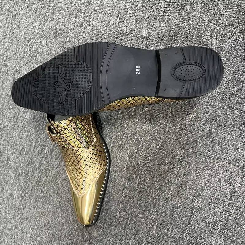 Golden Shoes For Men Men Dresses Shoes - Tophatter Daily Deals