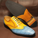 Luxury Leather Crocodile Pattern Oxford Shoes Men Dresses Shoes - Tophatter Daily Deals