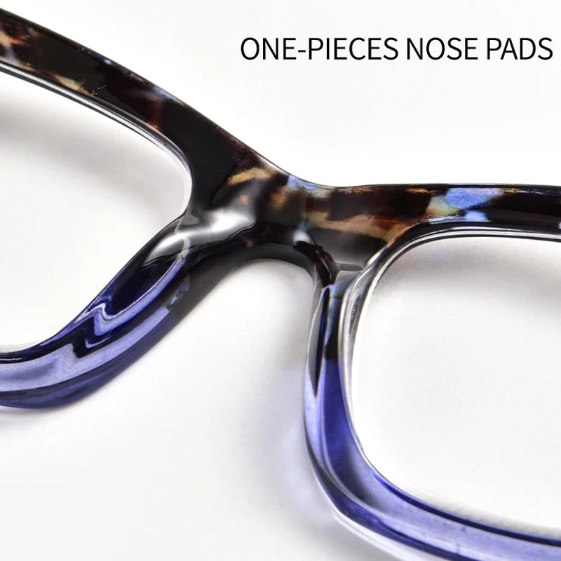 Retro square spring hinge anti-blue light reading glasses Sunglasses - Tophatter Daily Deals