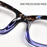 Retro square spring hinge anti-blue light reading glasses Sunglasses - Tophatter Daily Deals