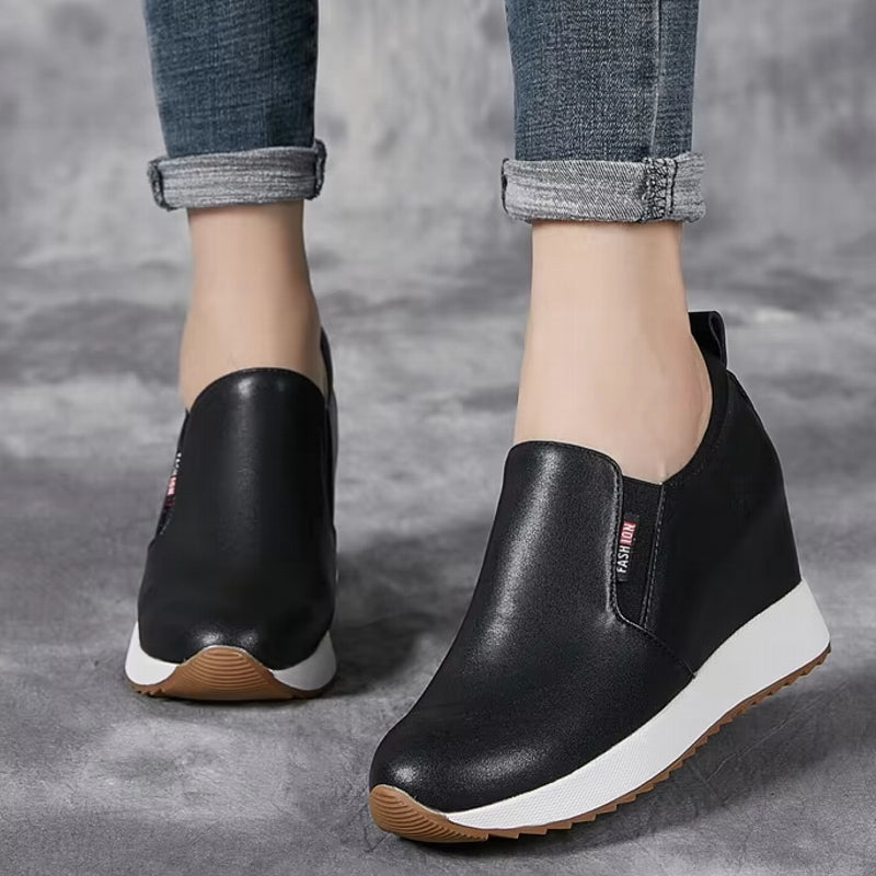 Genuine Leather Ankle Boot for Women 7cm Boots - Tophatter Daily Deals