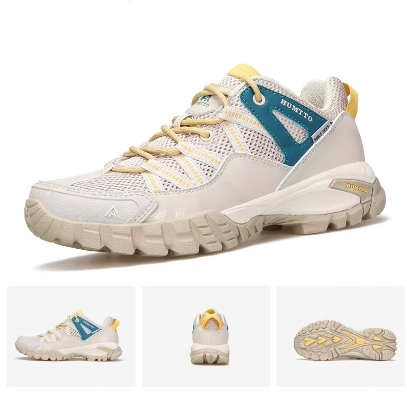 Hiking Shoes For Outdoor Climbing Camping Yellow Men Sneakers - Tophatter Daily Deals
