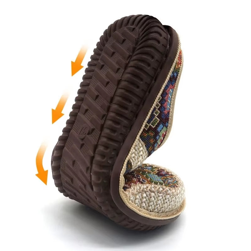 Ethnic Style Casual Slippers Shoes for Women Slippers - Tophatter Daily Deals