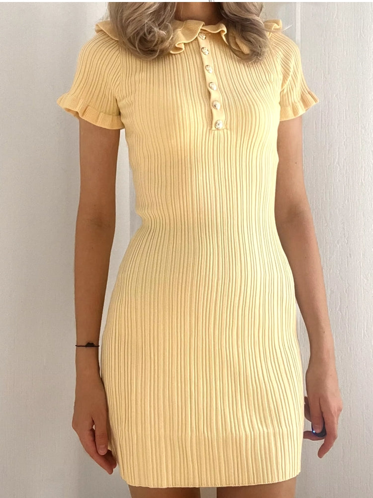 Ruffled Mini Dresses For Women Mini Dresses - Tophatter Daily Deals