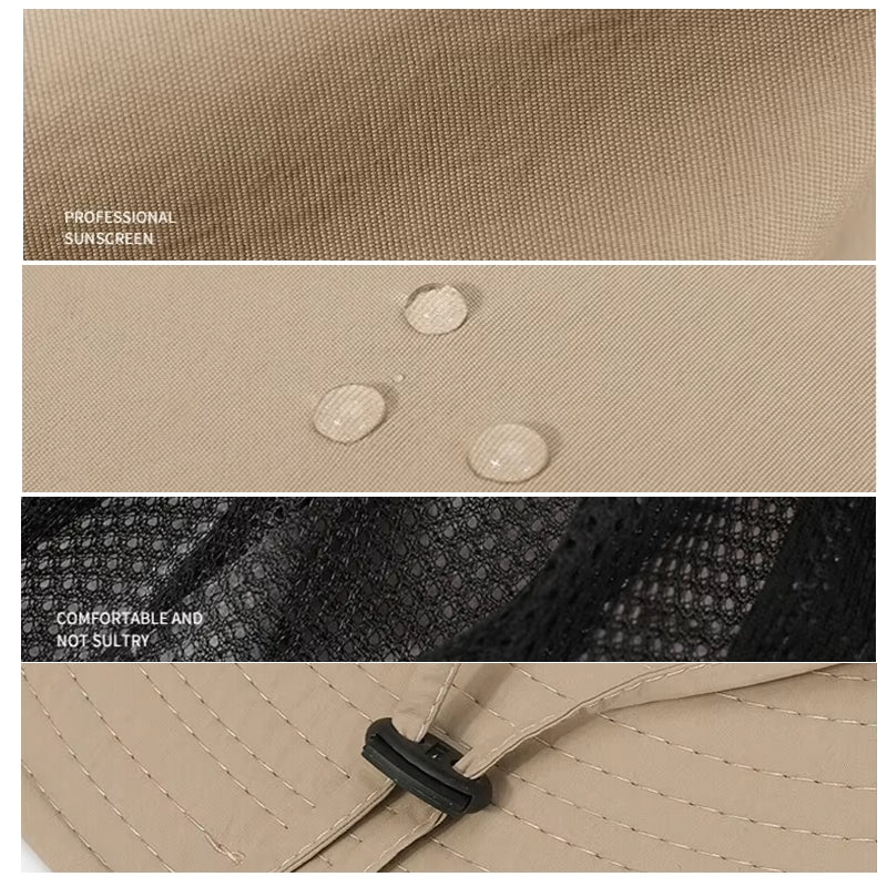 Men Outdoor Fishing Hiking Beach Hats Cap - Tophatter Daily Deals