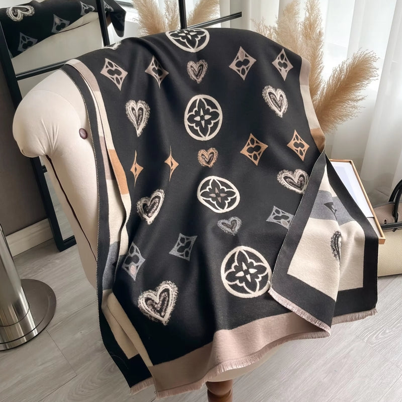 Winter Warm Cashmere Wraps Women Scarf Shawl Scarf - Tophatter Daily Deals