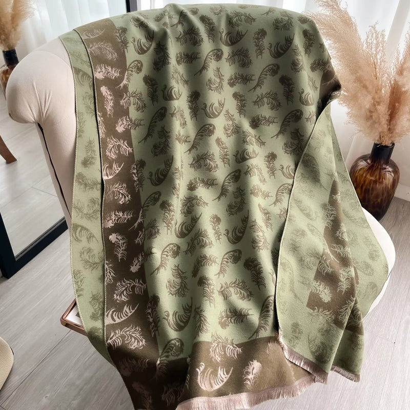 Women Scarf Warm British Style Thicken Shawl Scarf - Tophatter Daily Deals