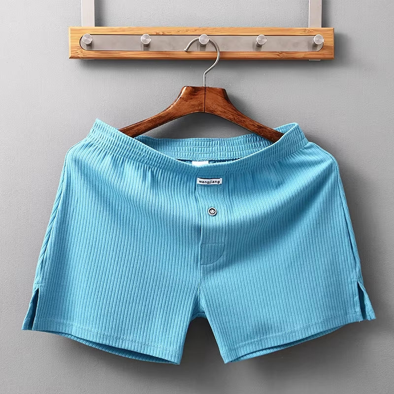 Stretch Cotton Underwear Men Boxer Shorts Sky Blue Men Briefs - Tophatter Daily Deals