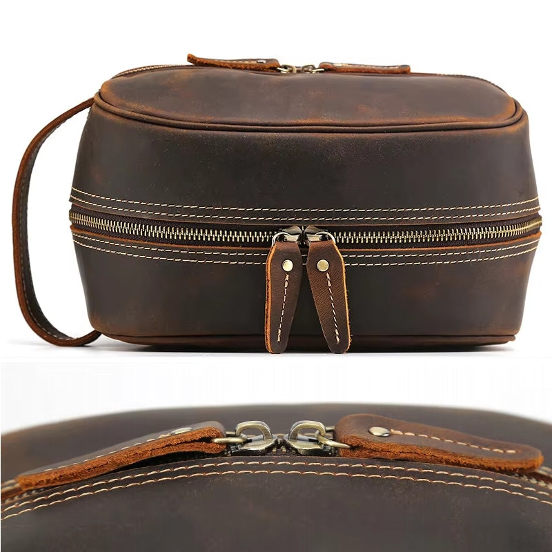 Premium Unisex Genuine Leather Clutch Bag Bag - Tophatter Daily Deals