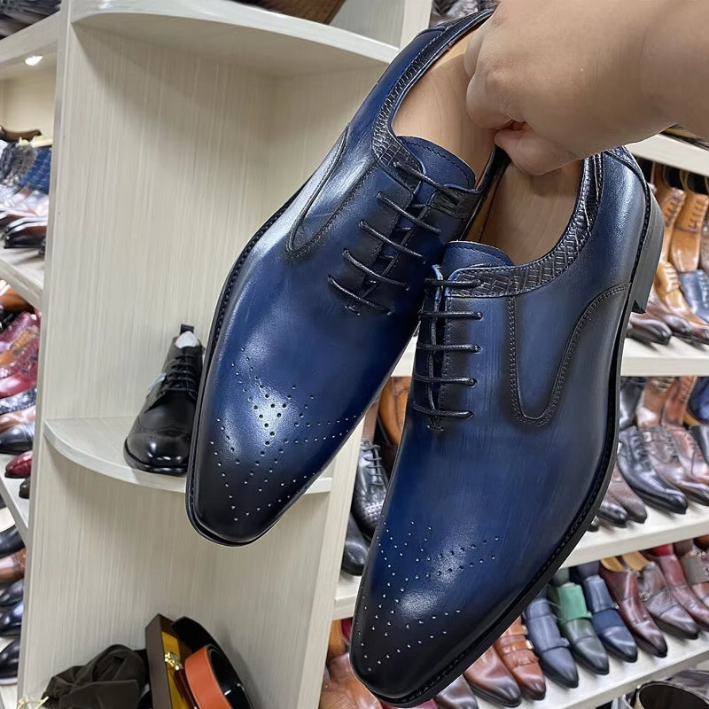 Luxury Cow Genuine Leather Men Shoes Men Shoes - Tophatter Daily Deals