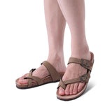 Unisex Outdoor Beach Slides Sandals With Arch Support Men Sandals - Tophatter Daily Deals
