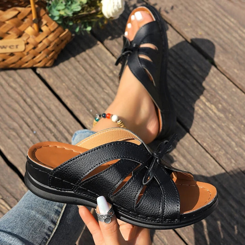 Women Sandals Sweet Wedges Heels Sandals Shoes - Tophatter Daily Deals
