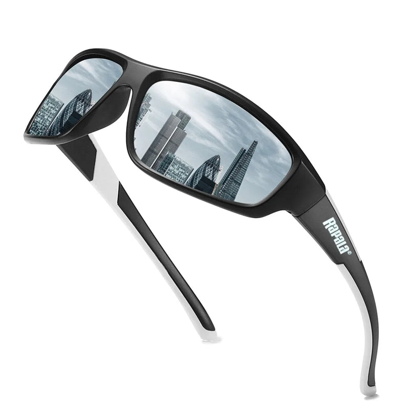 Male Sport Sun Glasses Hiking UV400 Eyewear Silver Sunglasses - Tophatter Daily Deals