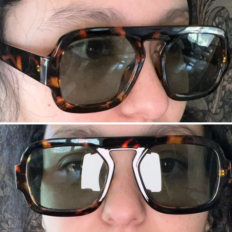 Women Fashion Gradient Shades UV400 Men Punk Sun Glasses Sunglasses - Tophatter Daily Deals