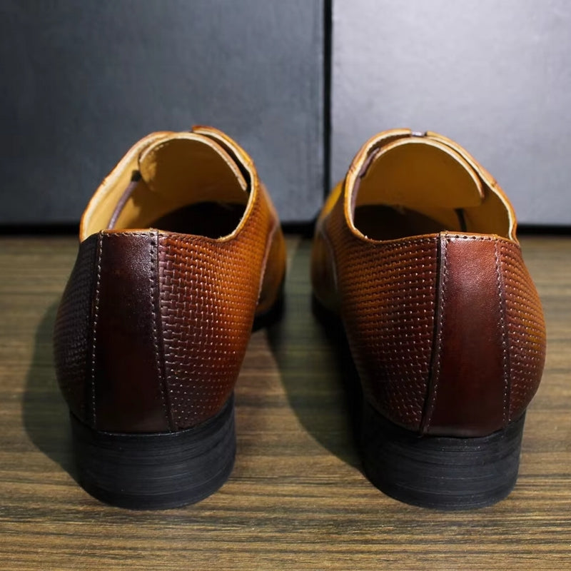 Classic Men's Pointed Toe Oxford Shoes Men Dresses Shoes - Tophatter Daily Deals