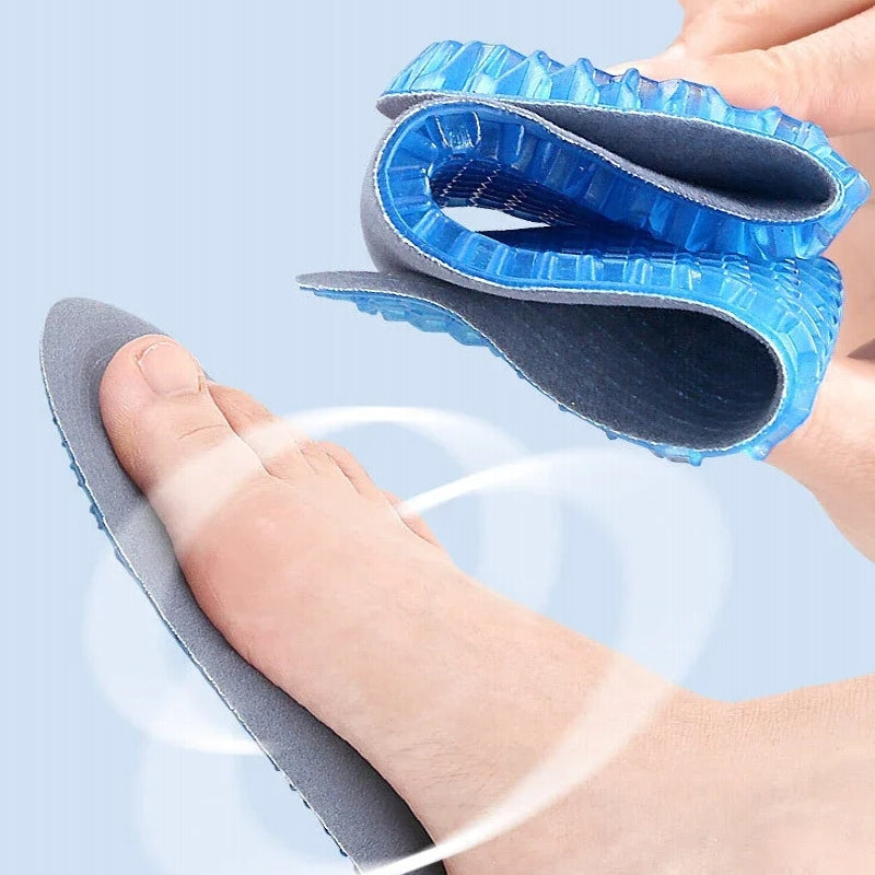 Silicone Shoes Insoles Honeycomb Soft shock absorption Shoe Accessories - Tophatter Daily Deals