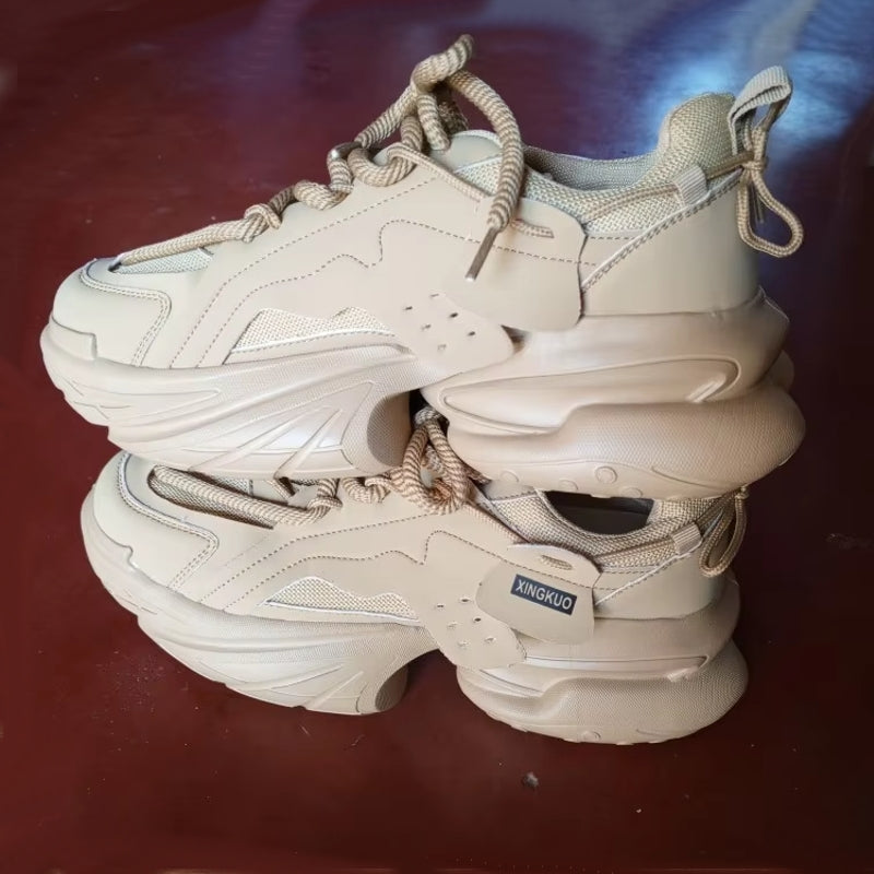 The Rise of Platform Thick Sole Sneakers Men Sneakers - Tophatter Daily Deals
