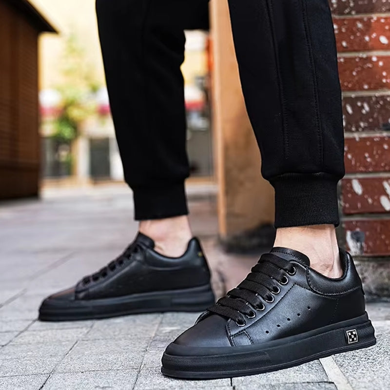 Elevate Your Style and Comfort Leisure Sport Shoes 6cm Men Sneakers - Tophatter Daily Deals