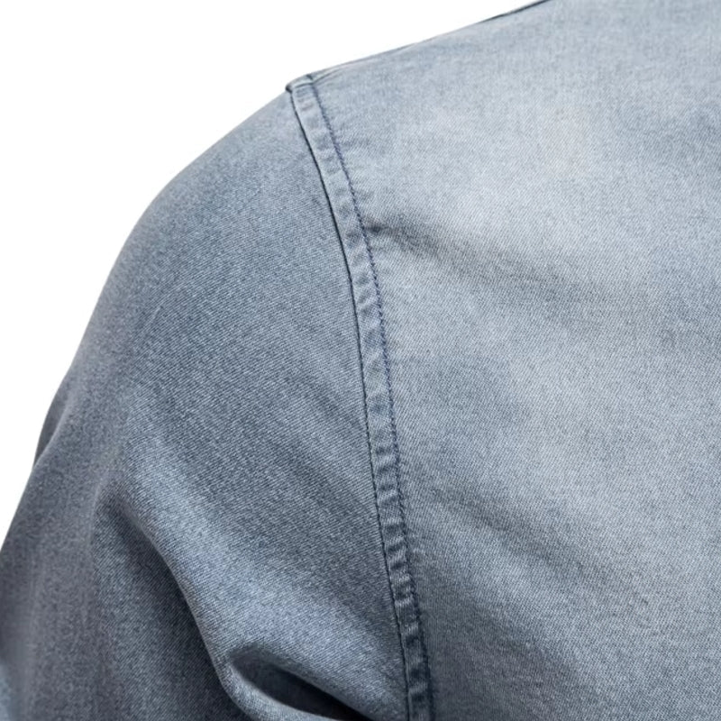 Stylish Comfortable Men Slim Fit Long Sleeve Shirt Men's Shirts - Tophatter Daily Deals