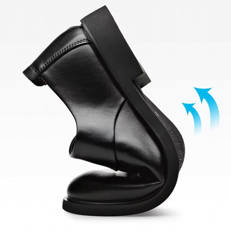 Formal Leather 6CM Elevator Shoes Men Dresses Shoes - Tophatter Daily Deals