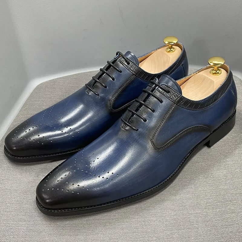 Luxury Cow Genuine Leather Men Shoes Men Shoes - Tophatter Daily Deals